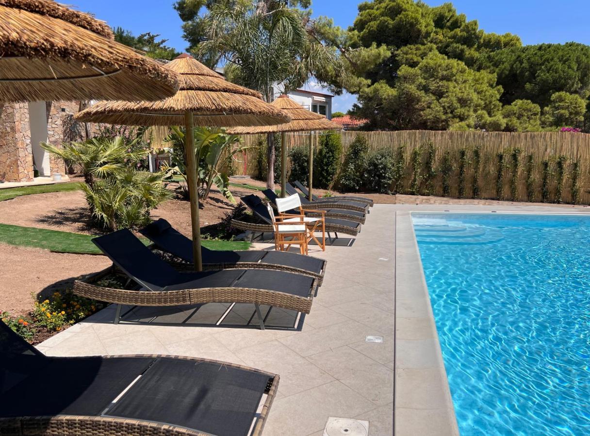 Villa Aquamarina Pavoncella Rossa Porto Pino Exterior foto