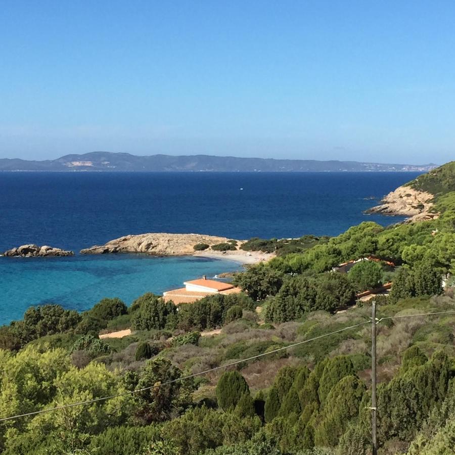 Villa Aquamarina Pavoncella Rossa Porto Pino Exterior foto